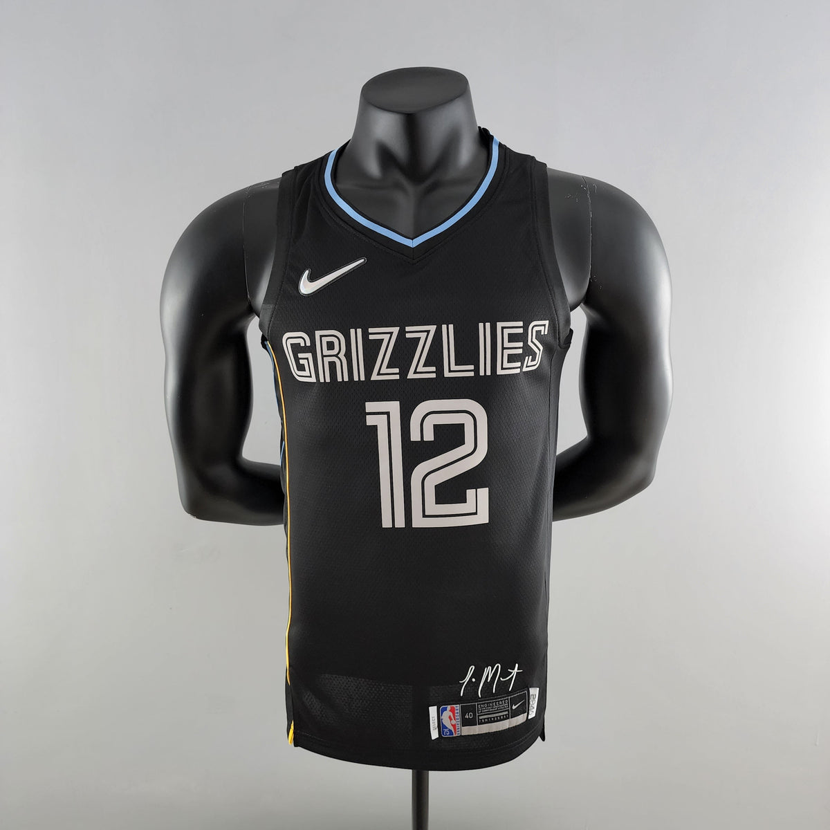 Camisola NBA Memphis Grizzlies #12 Morant - Honor Edition Black