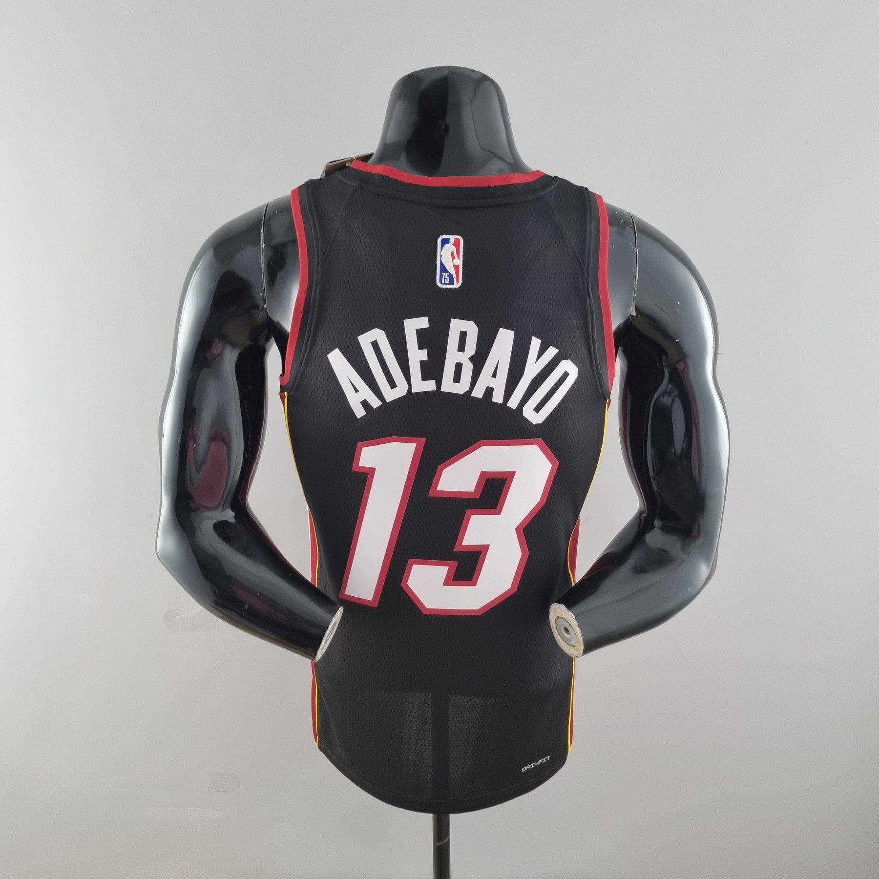 Camisola NBA Miami Heat #13 Adebayo - 75° Aniversário Black