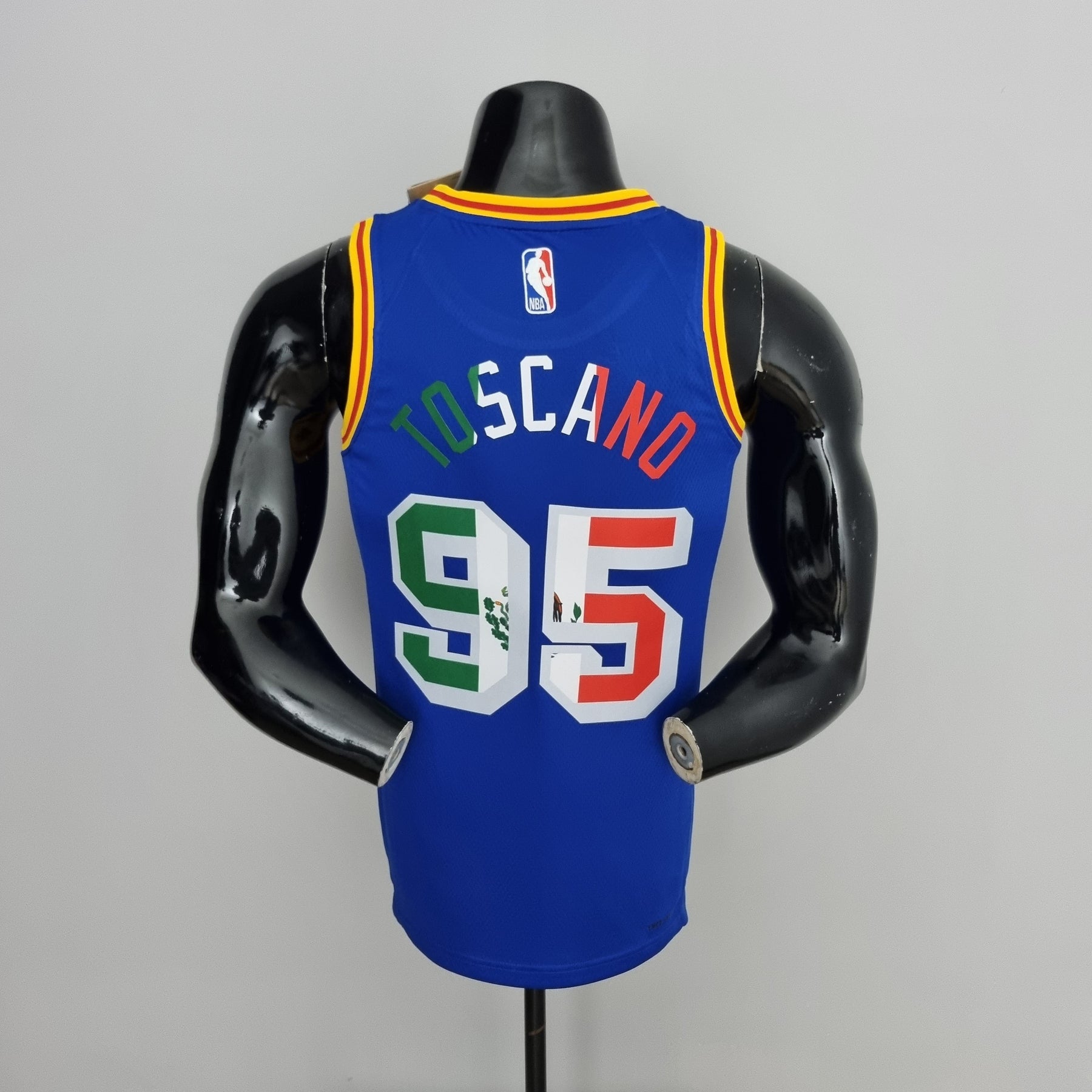 Camisola NBA Golden State Warriors #95 Toscano - Mexico Exclusive Blue