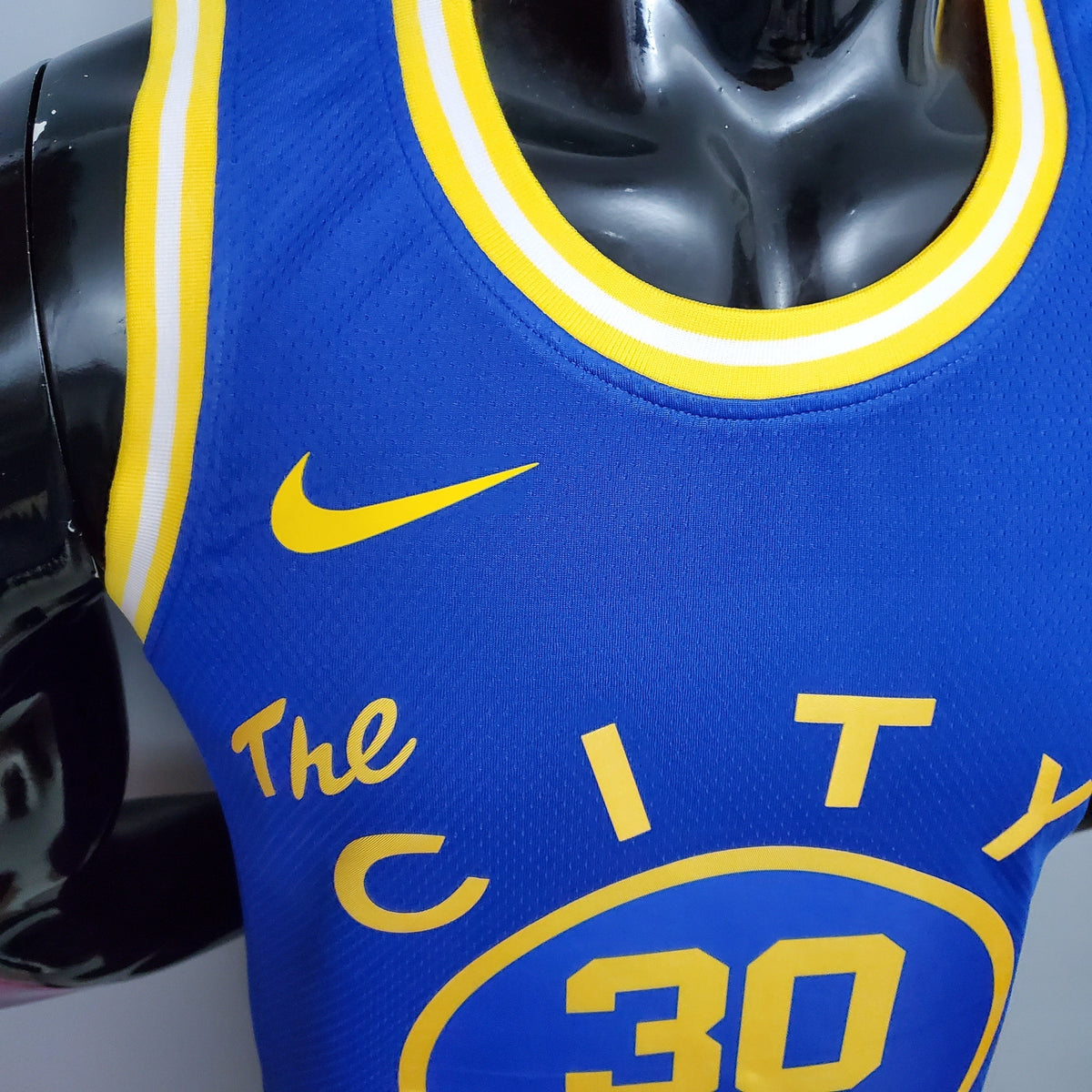Camisola NBA Golden State Warriors #30 Curry - Train Blue