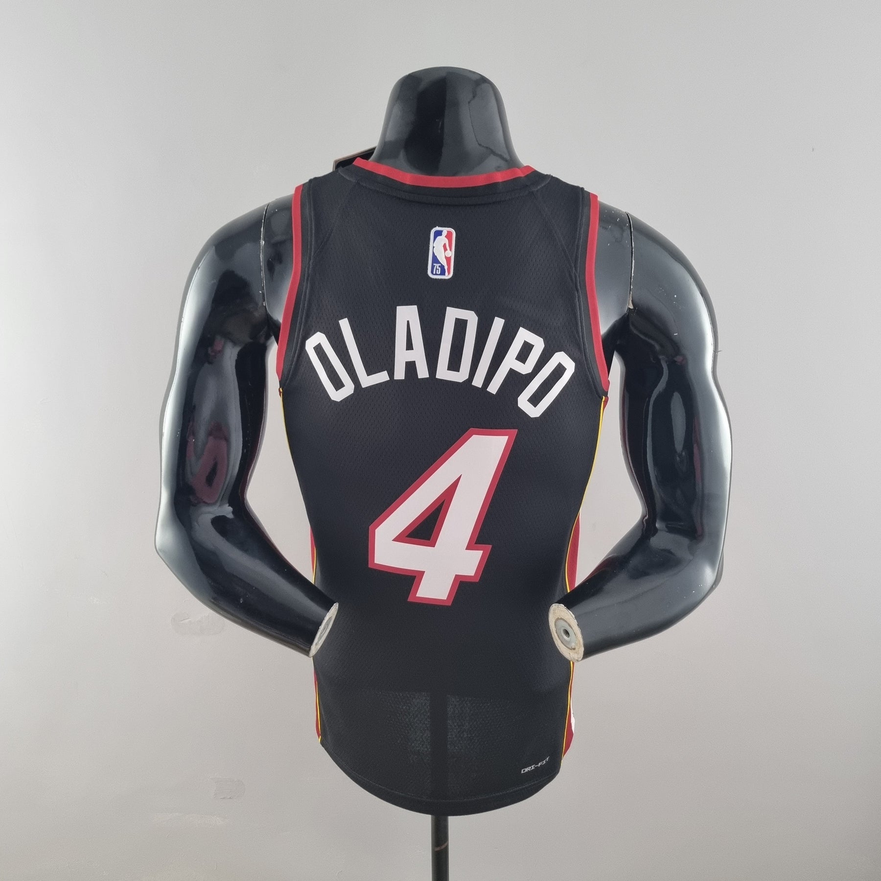 Camisola NBA Miami Heat #4 Oladipo - 75° Aniversário Black