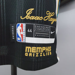 Camisola NBA Memphis Grizzlies #12 Morant - City Edition Black