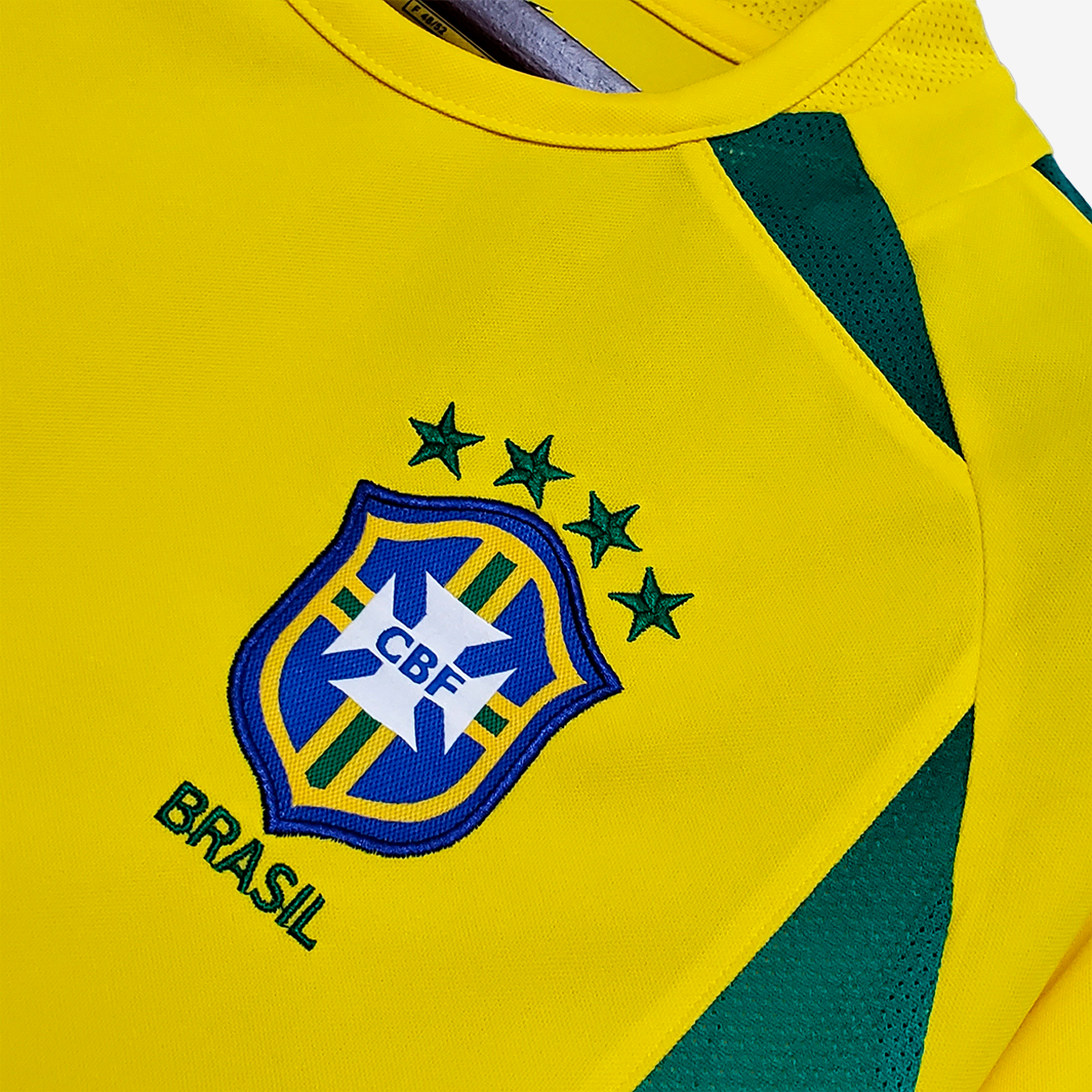 Camisola Brasil 2002 Home – Retrô