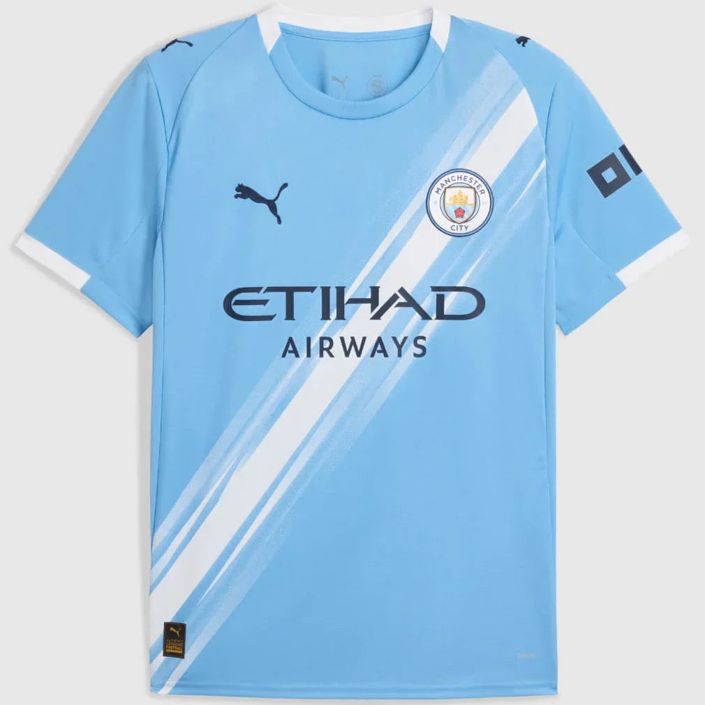 Camisola Manchester City I 25/26 s/n Torcedor - Azul