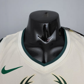 Camisola NBA Milwalkee Bucks #34 Antetokounmpo - Theme White