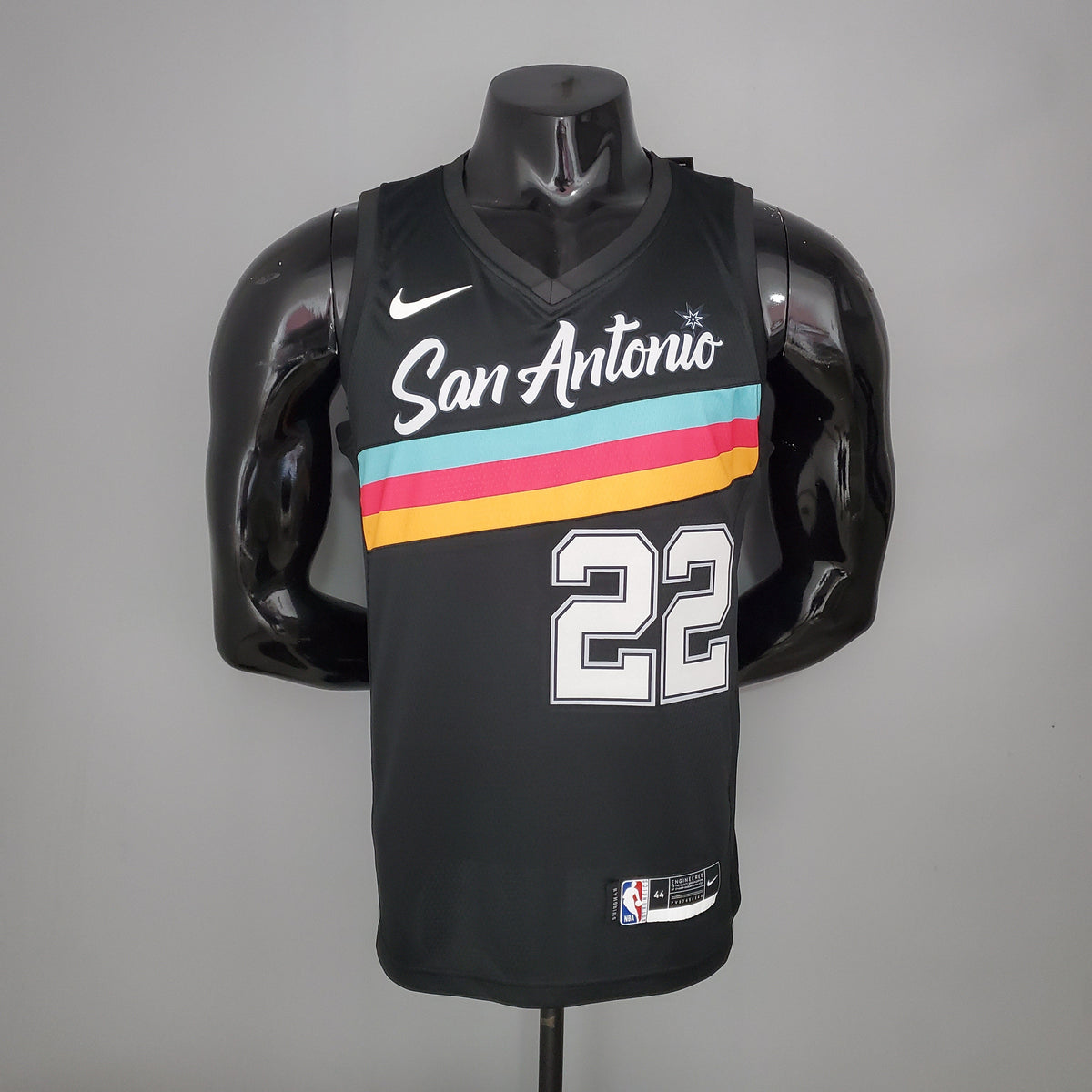 Camisola NBA San Antonio Spurs #22 Gay - City Edition Black