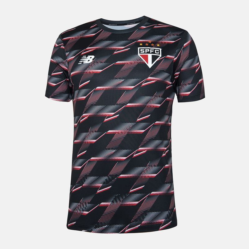 Camisola São Paulo Pré-Jogo 24/25 Torcedor New Balance Masculina