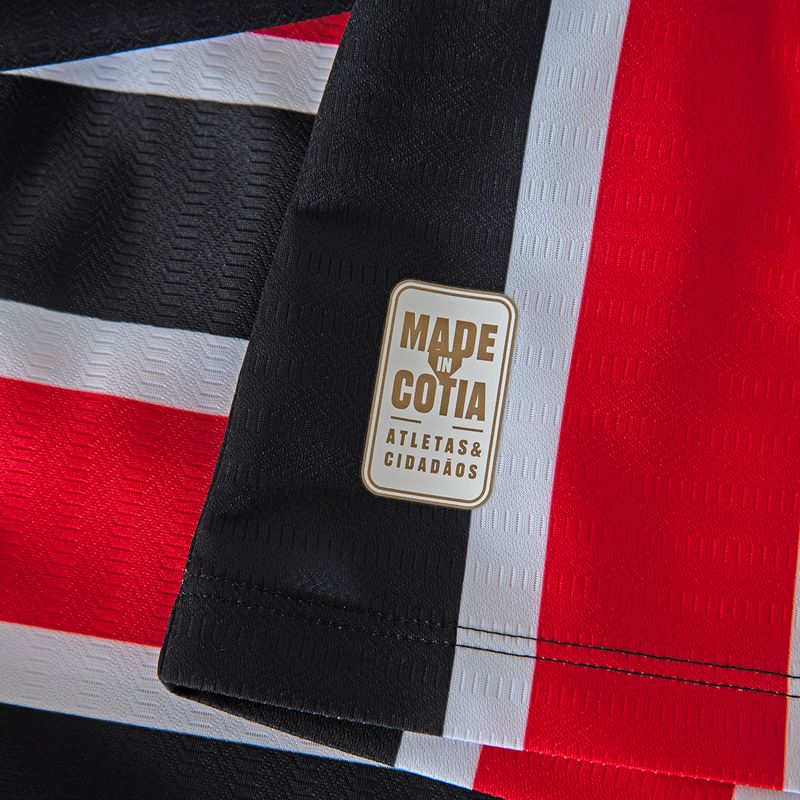 Camisola São Paulo Away 24/25 Torcedor New Balance Feminina - Vermelho e Preto