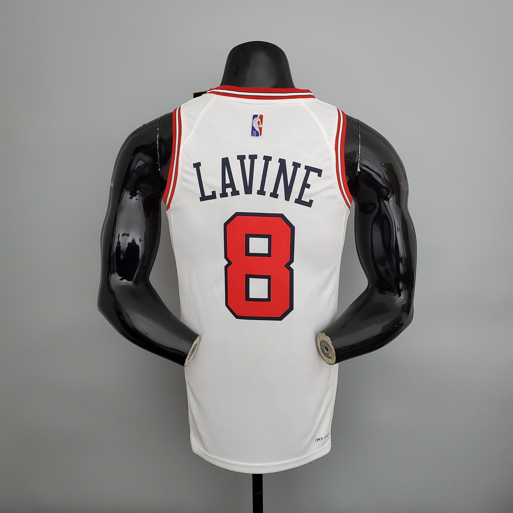 Camisola NBA Chicago Bulls #8 LaVine - 75° Aniversário White