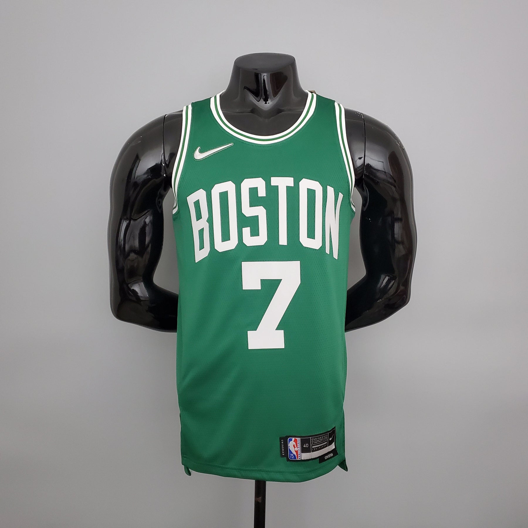 Camisola NBA Boston Celtics #7 Brown - 75° Aniversário Verde