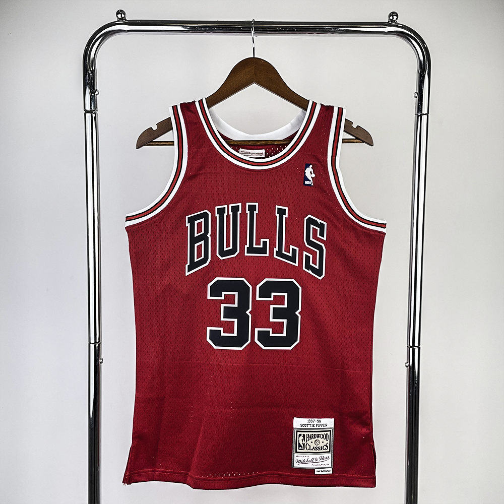 Camisola Mitchell & Ness  Chicago Bulls 1986-1987 Vermelha