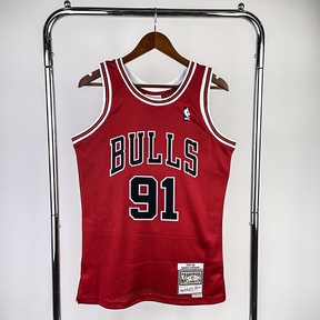Camisola Mitchell & Ness  Chicago Bulls 1986-1987 Vermelha