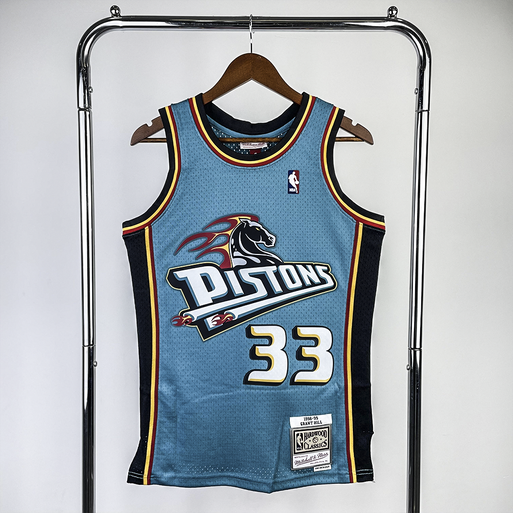 Camisola Mitchell & Ness  Detroit Pistons - Grant Hill 1998-99