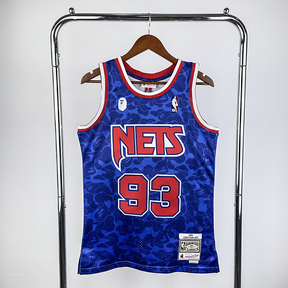 Camisola Mitchell & Ness x BAPE - Brooklyn Nets Azul