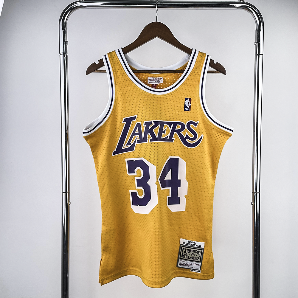 Camisola Mitchell & Ness  Los Angeles Lakers 1984-1985 Amarela