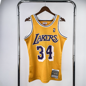 Camisola Mitchell & Ness  Los Angeles Lakers 1984-1985 Amarela