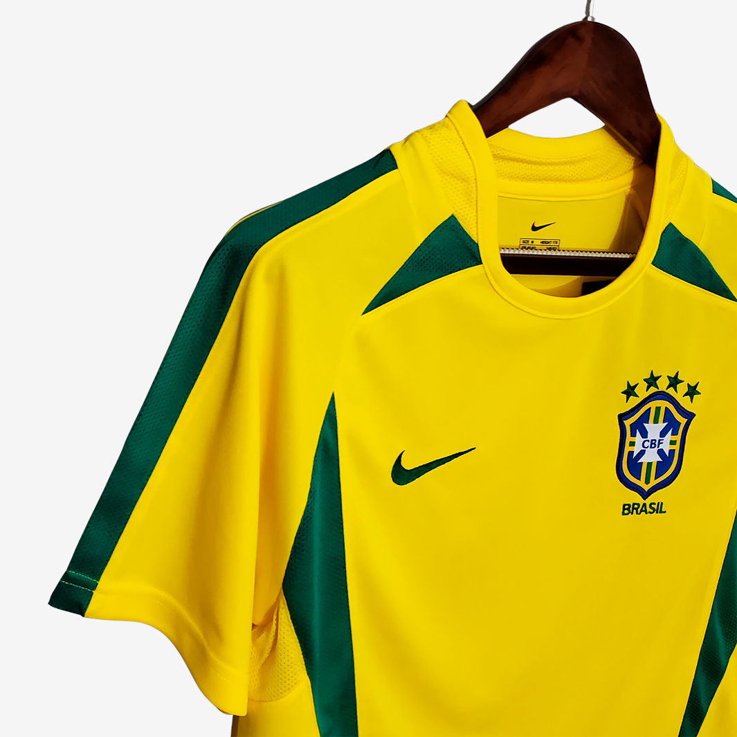 Camisola Brasil 2002 Home – Retrô