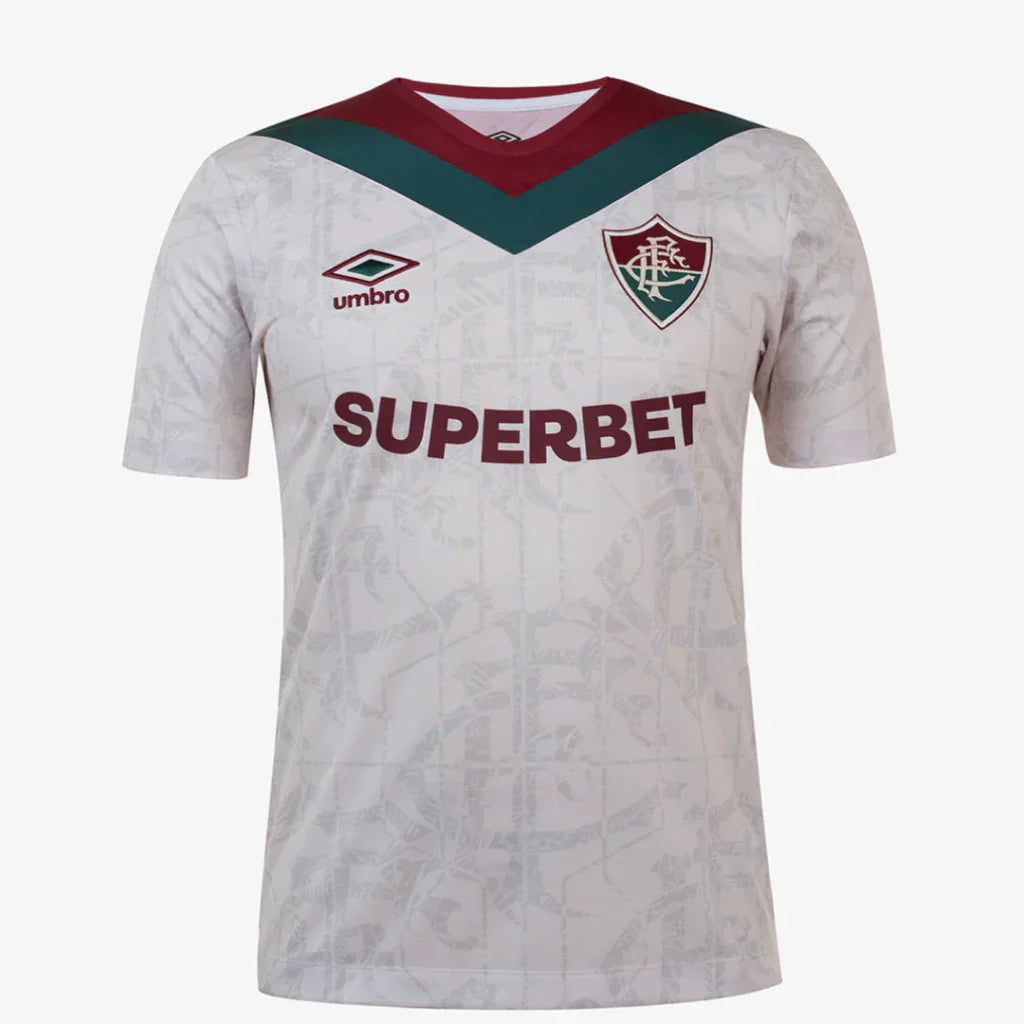 Camisola Fluminense III 24/25 Torcedor Umbro Masculina - Branco