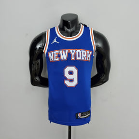 Camisola NBA NY Knicks #9 Barret - 75° Aniversário Limited Blue