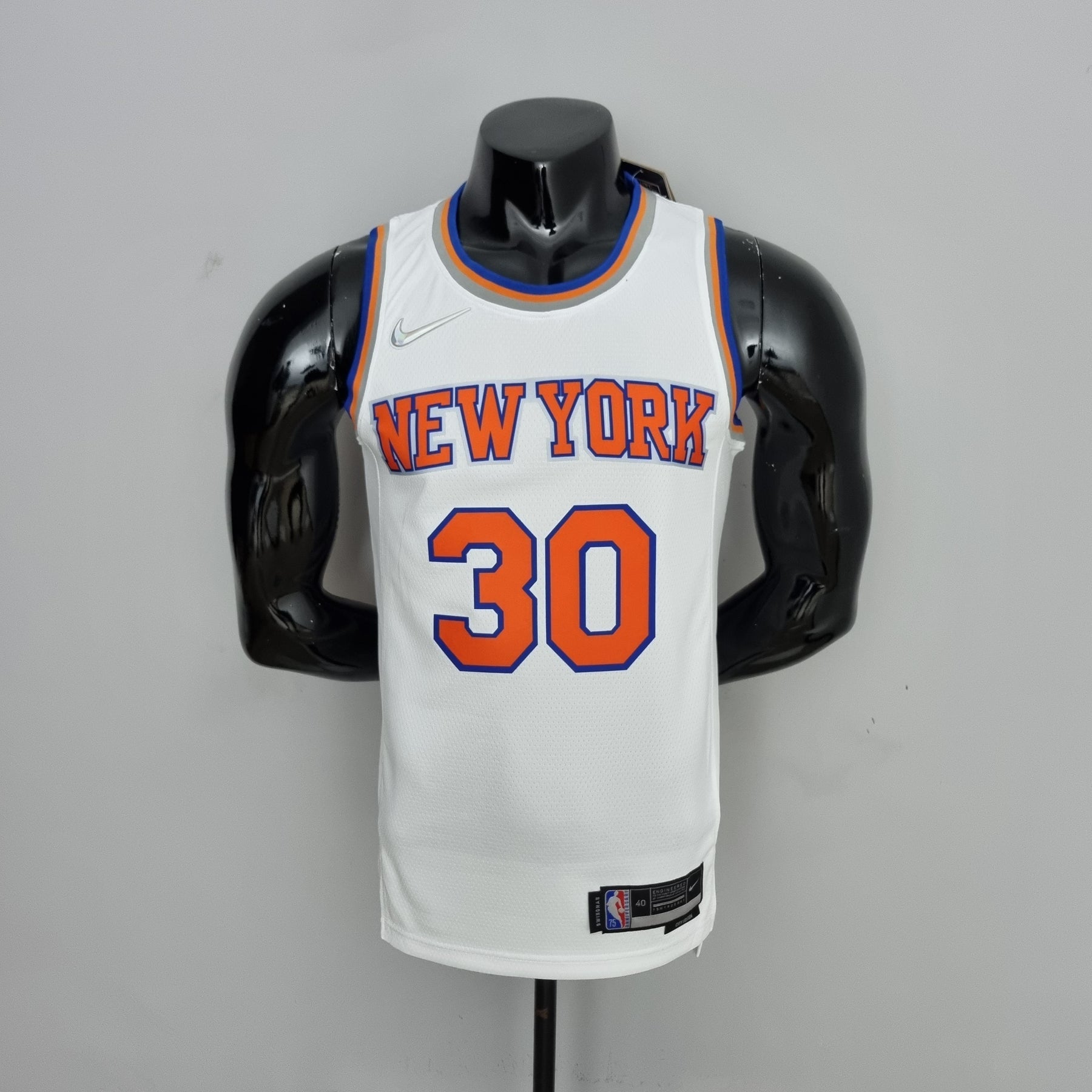 Camisa NBA NY Knicks #30 Randle - 75° Aniversário White