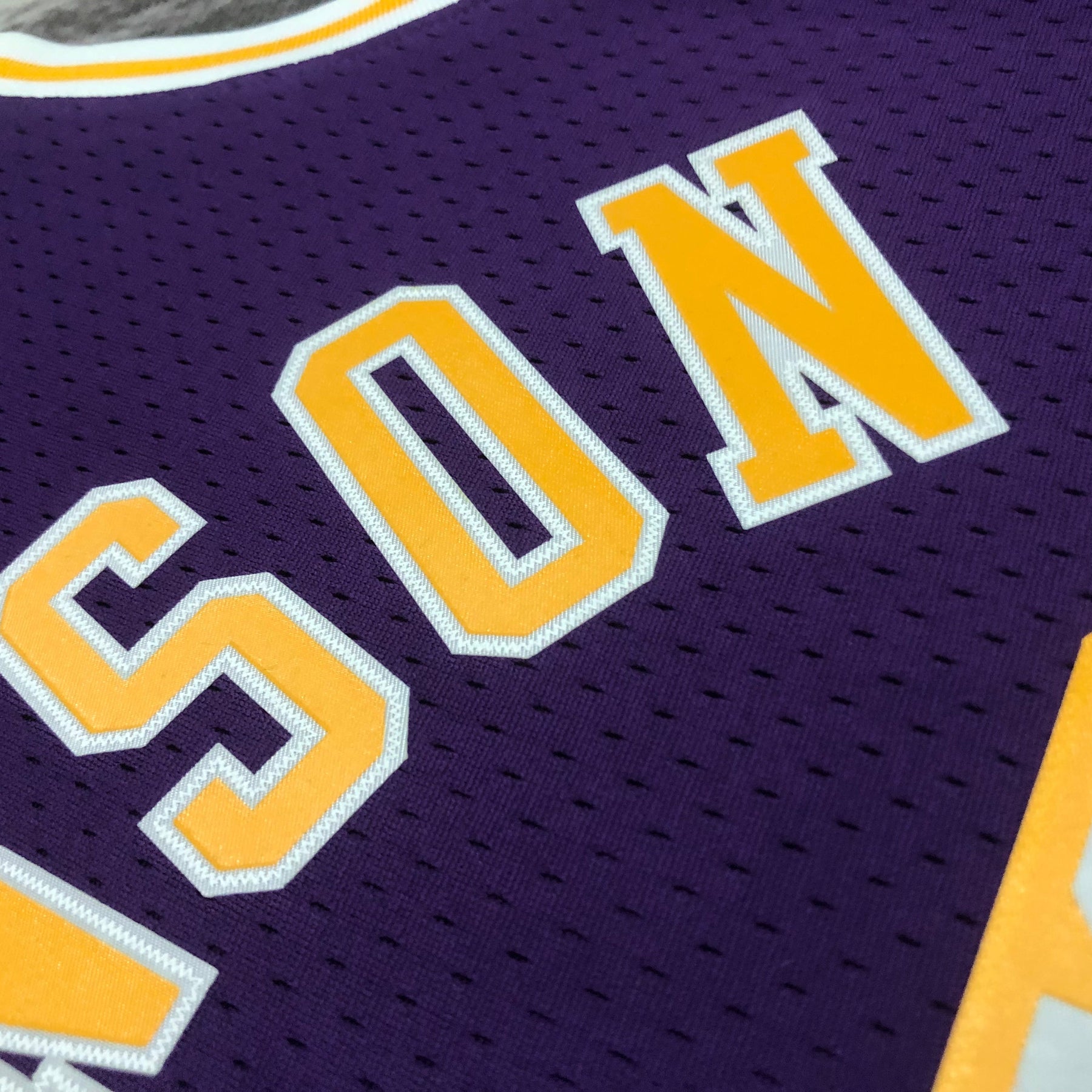Camisola Los Angeles Lakers Mitchell & Ness Away 84/85