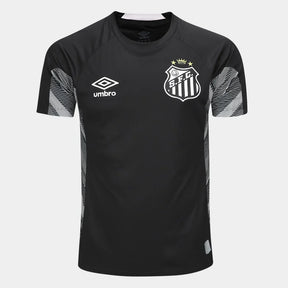 Camisola Santos 25/26 Goleiro Umbro Masculina - Preto