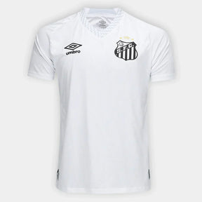 Camisola Santos I 25/26 s/n Torcedor Umbro Masculina - Branco+Cinza