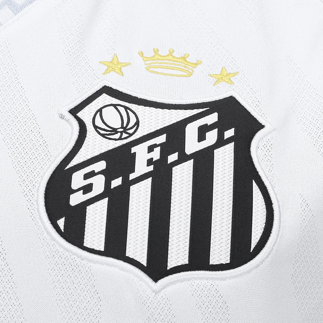 Camisola Santos I 25/26 s/n Torcedor Umbro Masculina - Branco+Cinza