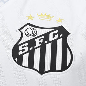 Camisola Santos I 25/26 s/n Torcedor Umbro Masculina - Branco+Cinza