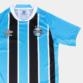 Camisola Grêmio I 25/26 Torcedor Umbro Masculina - Azul+Preto