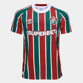 Camisola Fluminense I 25/26 s/n Torcedor Umbro Masculina - Verde+Vermelho