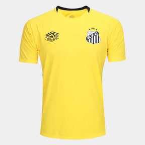 Camisola Santos 25/26 Treino Umbro Masculina - Amarelo+Preto