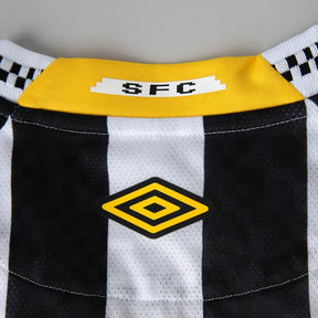 Camisola Santos II 25/26 Torcedor Umbro Masculina - Preto+Branco
