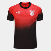 Camisola Athletico Paranaense I 25/26 Torcedor Umbro Masculina - Vermelho+Preto