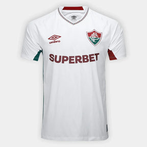 Camisola Fluminense II 25/26 s/n Torcedor Masculina - Branco+Vermelho
