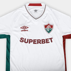 Camisola Fluminense II 25/26 s/n Torcedor Masculina - Branco+Vermelho
