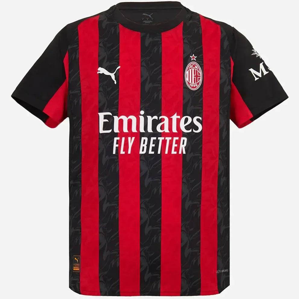 Camisola AC Milan I 25/26 s/n Torcedor - Vermelha