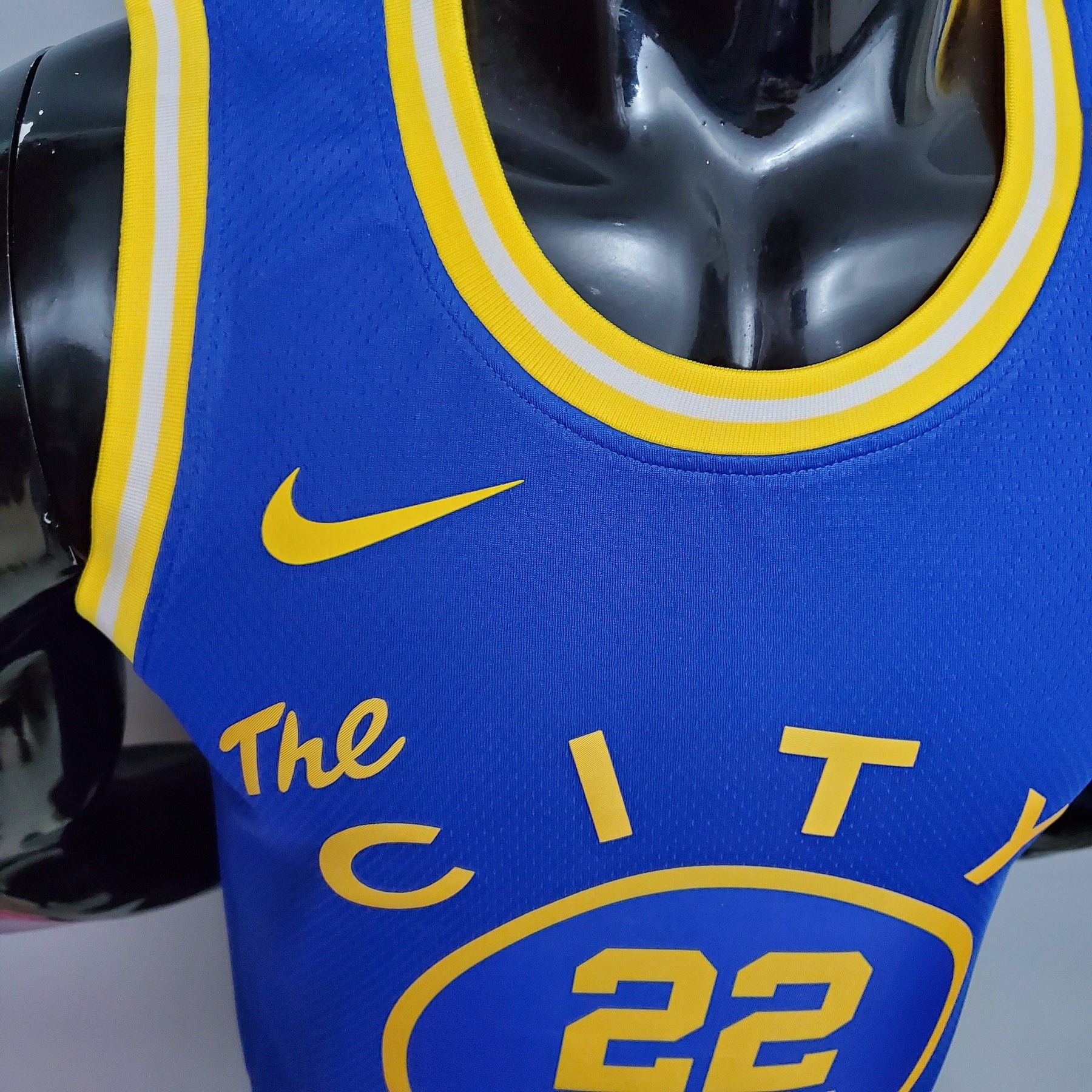 Camisola NBA Golden State Warriors #22 Wiggins - Train Blue