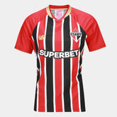 Camisola São Paulo II 25/26 Torcedor New Balance Feminina - Vermelho+Branco