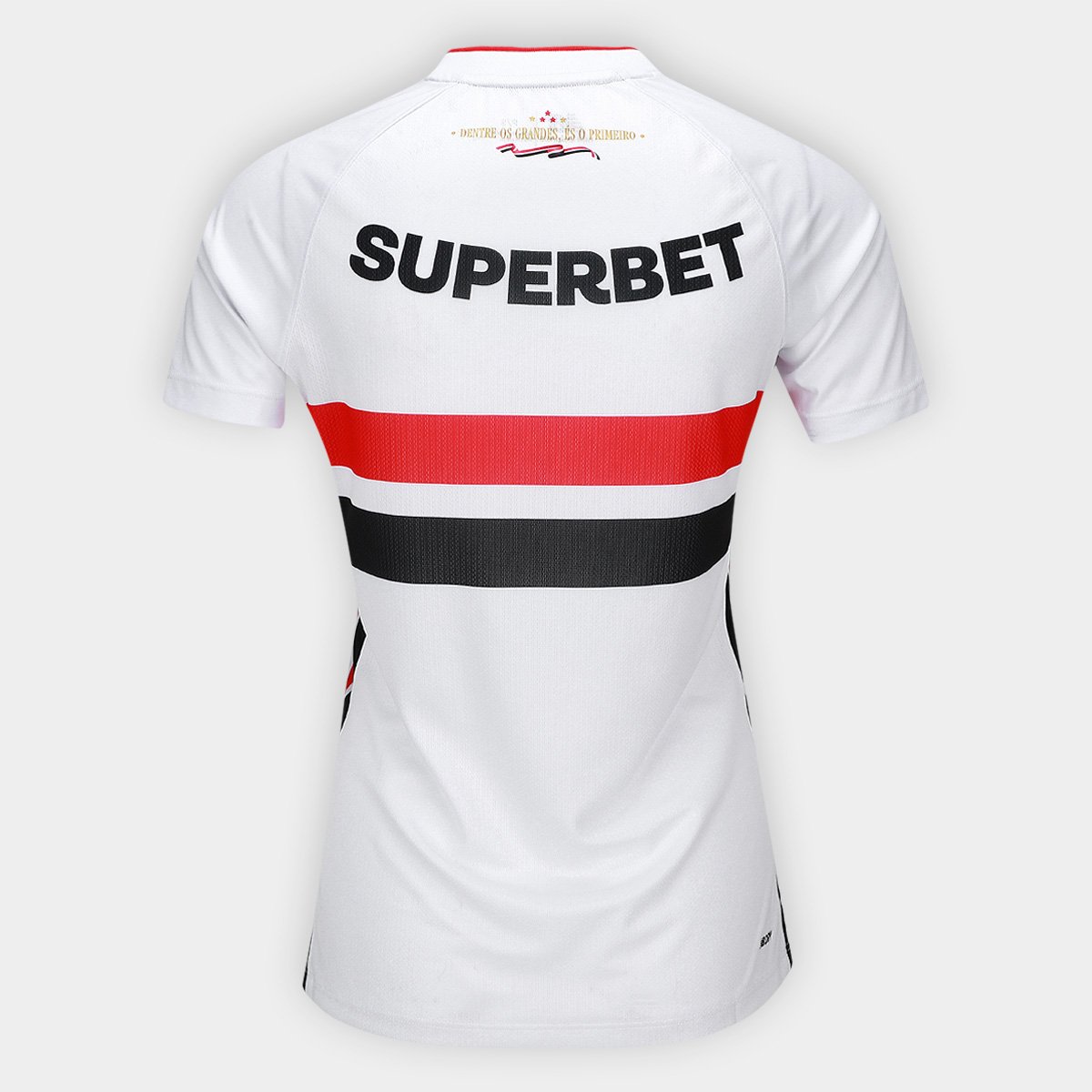 Camisola São Paulo I 26/27 Torcedor New Balance Feminina - Branco+Vermelho