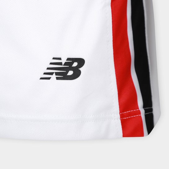 Camisola São Paulo I 26/27 Torcedor New Balance Feminina - Branco+Vermelho