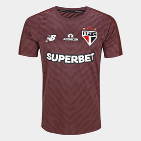 Camisola São Paulo 26/27 Goleiro New Balance Masculina - Vinho