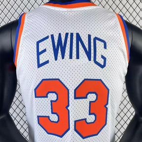 Camisola Mitchell & Ness New York Knicks Patrick Ewing 1985-86 Branca