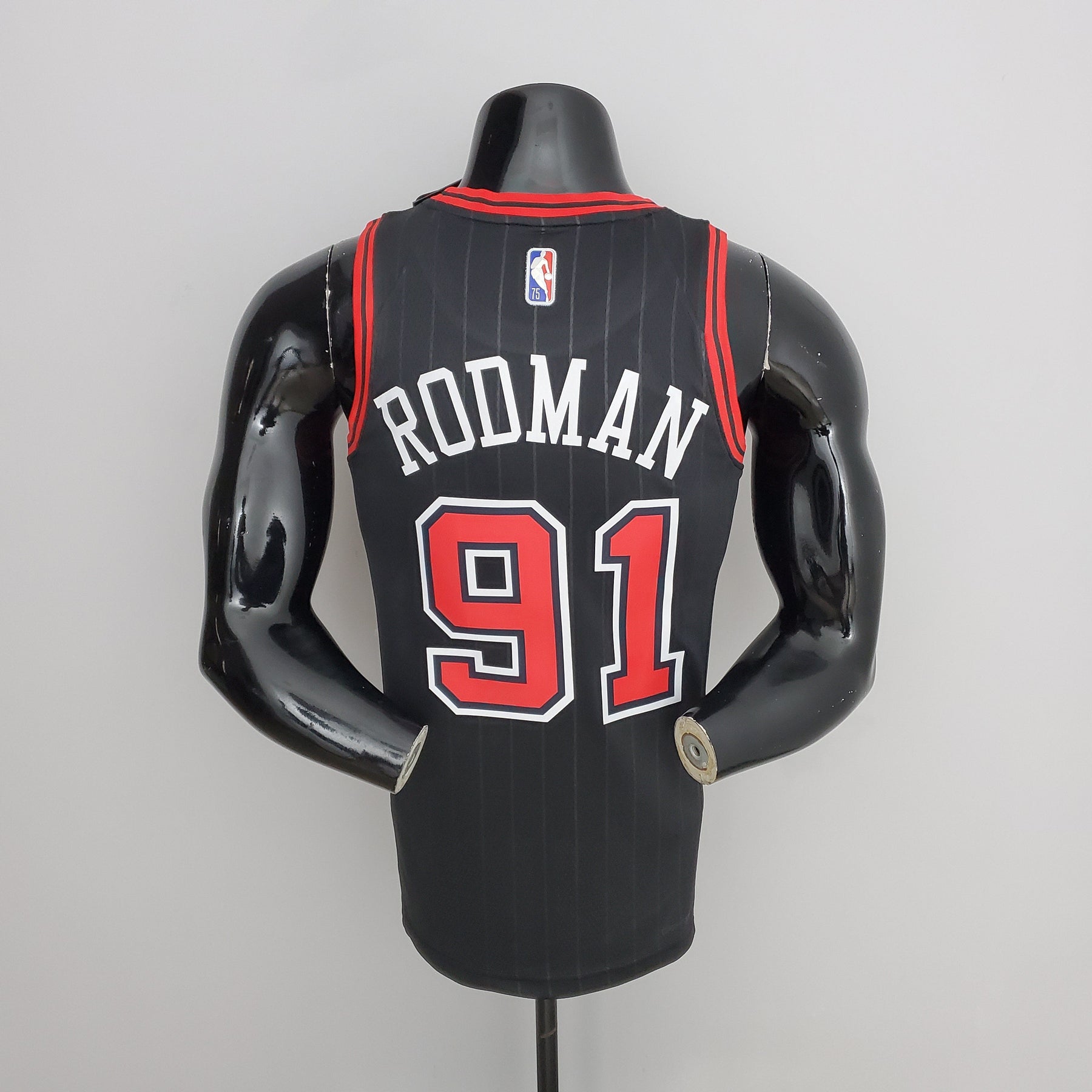 Camisola NBA Chicago Bulls #91 Rodman - Flyers Black