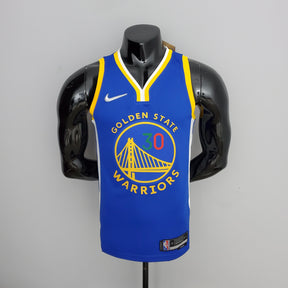 Camisola NBA Golden State Warriors #30 Curry - Mexico Blue