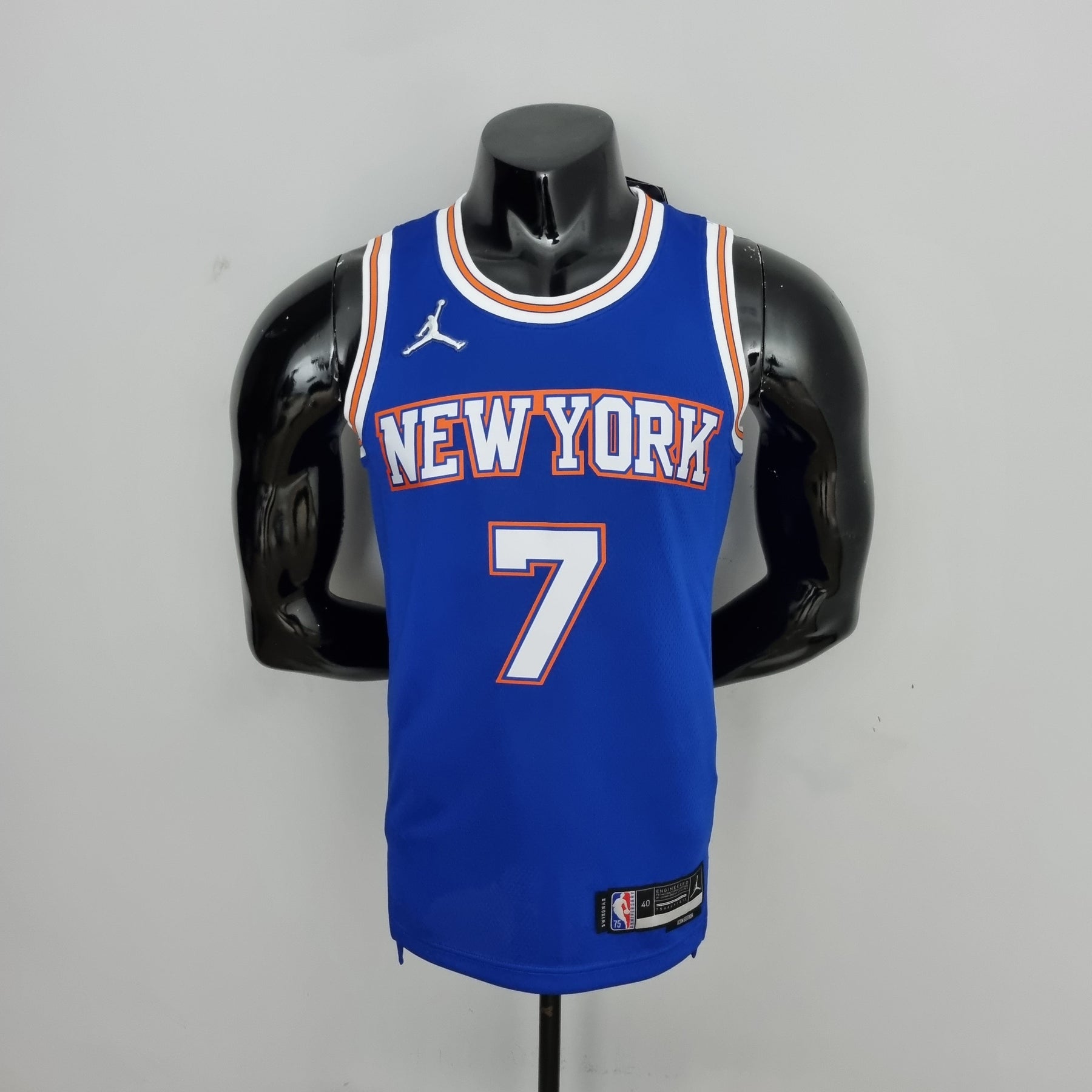 Camisola NBA NY Knicks #7 Anthony - 75° Aniversário Limited Blue