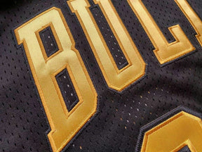 Camisola Chicago Bulls Mitchell & Ness Black/Gold 97/98 Jordan