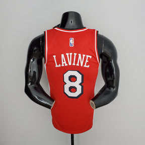 Camisola NBA Chicago Bulls #8 Lavine - 75° Aniversário Red