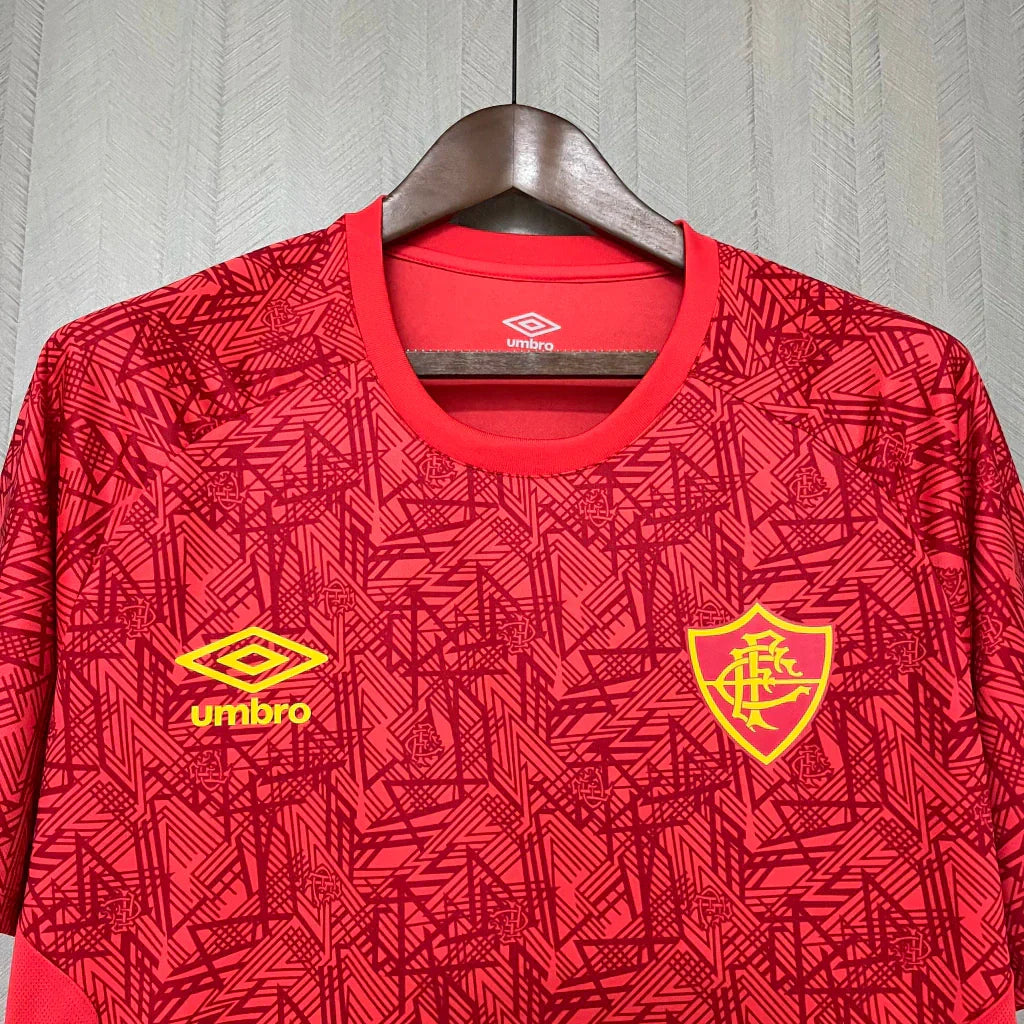 Camisola Fluminense Red 24/25 Torcedor Umbro Masculina - Vermelho