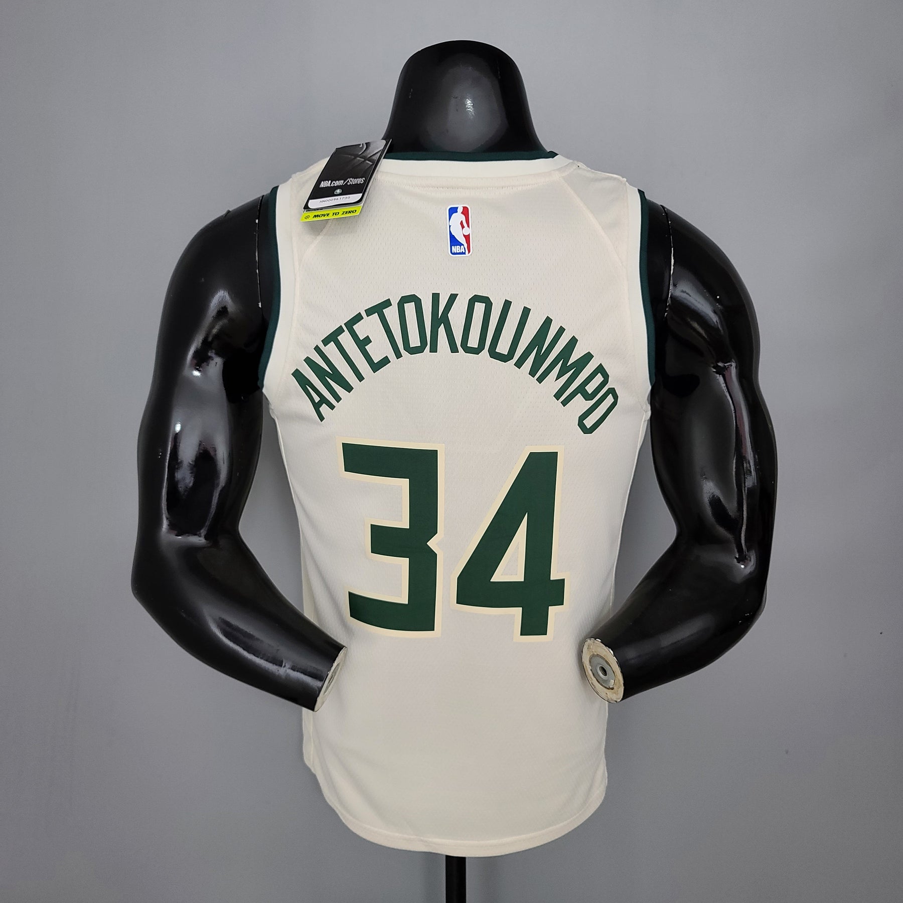 Camisola NBA Milwalkee Bucks #34 Antetokounmpo - Theme White